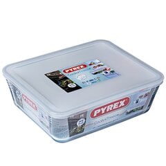 Форма для запекания термостойкая с крышкой Pyrex Cook & Freeze, 27x23 см, 4 л цена и информация | Формы, посуда для выпечки | kaup24.ee