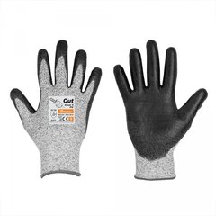 Gloves CUT COVER 5 PU, size 7 цена и информация | Рабочие перчатки | kaup24.ee