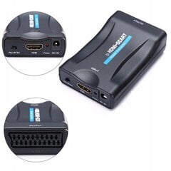 HDMI analoog-EURO/SCART digitaalsignaali muunduriks hind ja info | USB jagajad, adapterid | kaup24.ee