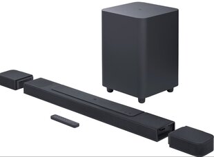 JBL Bar 1000, 7.1.4 Soundbar, must цена и информация | Домашняя акустика и системы «Саундбар» («Soundbar“) | kaup24.ee