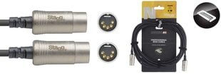 MIDI-кабель Stagg NMD5R, 5 м цена и информация | Кабели и провода | kaup24.ee