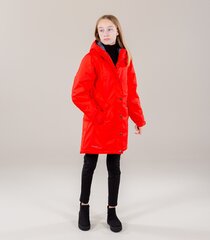 Huppa laste parka 140g Janelle 1 12360114*70004, punane цена и информация | Куртки, пальто для девочек | kaup24.ee