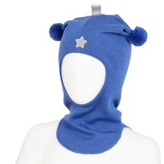 Шапка-шлем для детей Kivat 504*62, синяя 6419580274987 цена и информация | Шапки, перчатки, шарфы для девочек | kaup24.ee