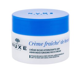 NUXE Creme Fraiche de Beauté 48HR Moisturising Rich Cream päevakreem naistele 50 ml цена и информация | Кремы для лица | kaup24.ee