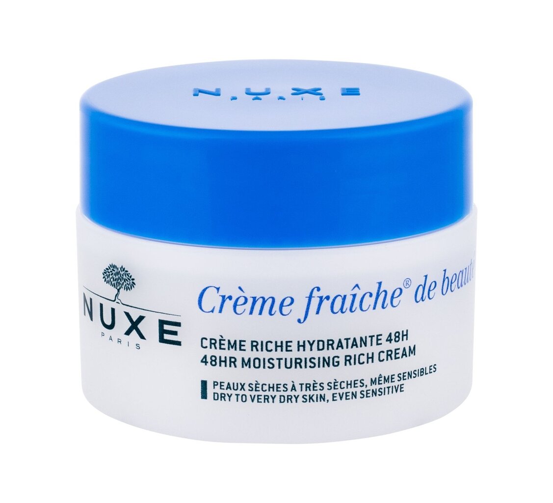 NUXE Creme Fraiche de Beauté 48HR Moisturising Rich Cream päevakreem naistele 50 ml hind ja info | Näokreemid | kaup24.ee