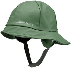 Didriksons laste vihmamüts Southwest 504195*528, roheline hind ja info | Poiste mütsid, sallid, kindad | kaup24.ee