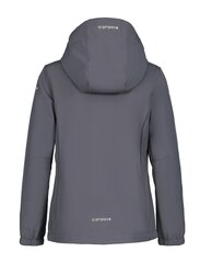 Icepeak laste softshell-jope Kobryn 51896-2*270, tumehall/kollane hind ja info | Tüdrukute kampsunid, vestid ja jakid | kaup24.ee