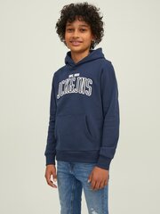 Детская толстовка Jack & Jones 12213292*02, тёмно-синяя, 5715311836174 цена и информация | Свитеры, жилетки, пиджаки для мальчиков | kaup24.ee