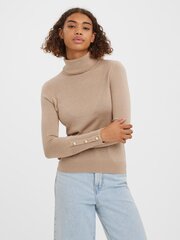 ---VERO MODA NAISTE PULLOVER 10268155*01, beež/silv 5715308841532 hind ja info | Naiste kampsunid | kaup24.ee