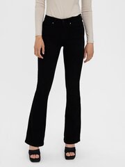 VERO MODA NAISTE TEKSAPÜKSID L30 10266612*30, must 5715305626262 цена и информация | Женские джинсы | kaup24.ee