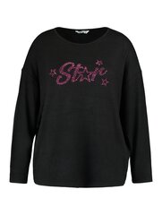 Женская кофта Hailys SUSI TSP*01 4063942983202, черная/розовая  цена и информация | Женские футболки | kaup24.ee