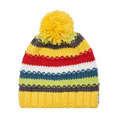 Huppa müts Pat 94218000*70002, kollane/salatiroheline 4741632050785 цена и информация | Шапки, перчатки, шарфы для мальчиков | kaup24.ee