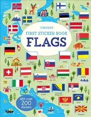 First Sticker Book Flags hind ja info | Väikelaste raamatud | kaup24.ee