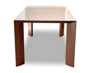Раскладной стол Apo, из массива дерева цена и информация | Кухонные и обеденные столы | kaup24.ee