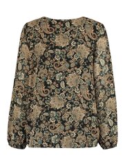 Женская блузка Hailys RHEA PL*5768, черный/бежевый 4067218077336 цена и информация | Женские блузки, рубашки | kaup24.ee