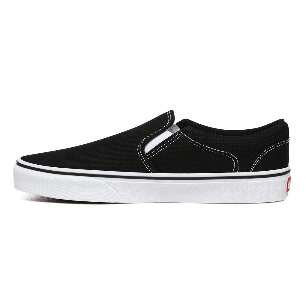 Vans naiste tennised Asher VN000SEQ*187, must/valge 192364837481 цена и информация | Naiste spordi- ja vabaajajalatsid | kaup24.ee