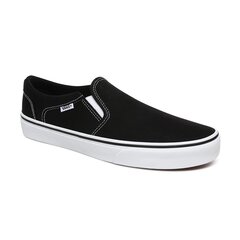 Vans naiste tennised Asher VN000SEQ*187, must/valge 192364837481 hind ja info | Naiste spordi- ja vabaajajalatsid | kaup24.ee