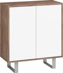 Шкафчик King 03, коричневый/белый цена и информация | Шкафчики в гостиную | kaup24.ee