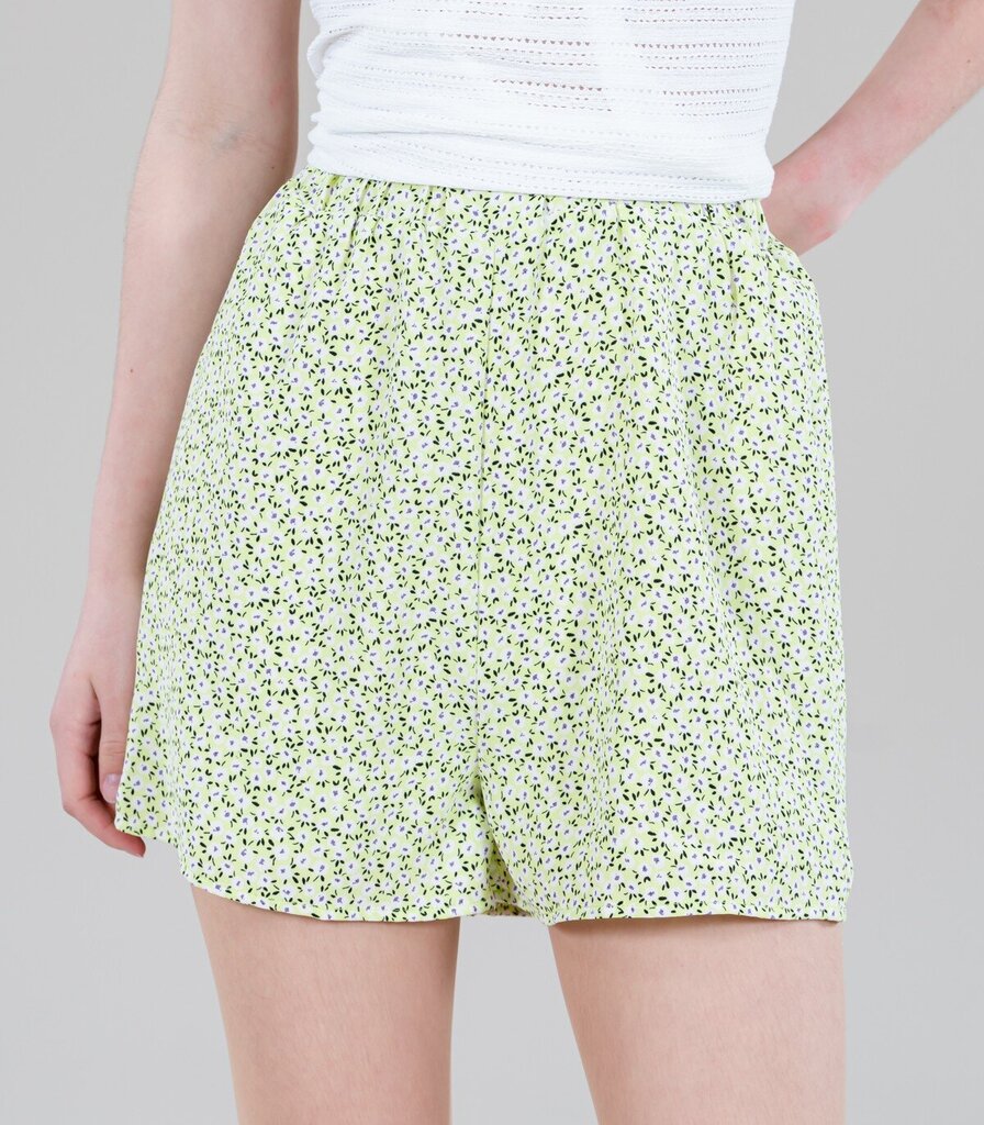 Noisy May naiste lühikesed püksid 27021196*01, salatiroheline/valge 5715223019092 hind ja info | Naiste lühikesed püksid | kaup24.ee