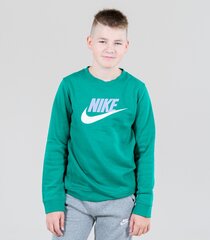 Nike Sportswear Club детский свитшот CV9297*365, зелёный 195871878022 цена и информация | Свитеры, жилетки, пиджаки для мальчиков | kaup24.ee