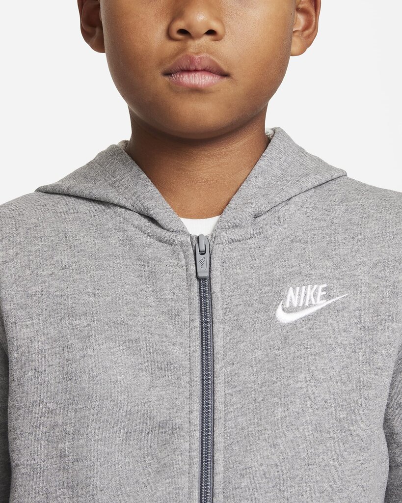 Nike laste dressipluus DD1698*091, hall 194955977613 hind ja info | Poiste kampsunid, vestid ja jakid | kaup24.ee