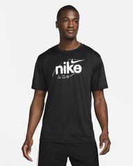 Nike meeste T-särk DR7555*010, must 196147016254 hind ja info | Meeste T-särgid | kaup24.ee
