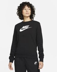 Nike naiste dressipluus NSW CLUB FLC GX STD CREW, must цена и информация | Спортивная одежда для женщин | kaup24.ee