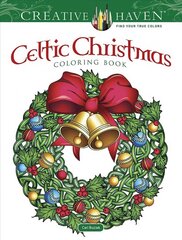 Creative Haven Celtic Christmas Coloring Book цена и информация | Книги для малышей | kaup24.ee