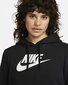 Nike naiste dressipluus NSW CLUB FLC GX STD PO HDY, must цена и информация | Naiste spordiriided | kaup24.ee