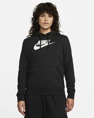Nike женская толстовка DQ5775*010, черный/белый 196149292779 цена и информация | Спортивная одежда женская | kaup24.ee