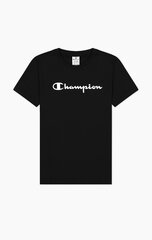 Champion  женская футболка 115422*KK001, черный 8054112530414 цена и информация | Женские футболки | kaup24.ee