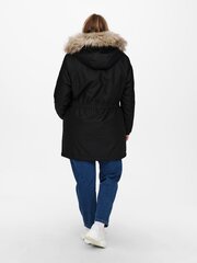 Only Carmakoma naiste parka 15185999*01, must 5715105947499 цена и информация | Женские куртки | kaup24.ee