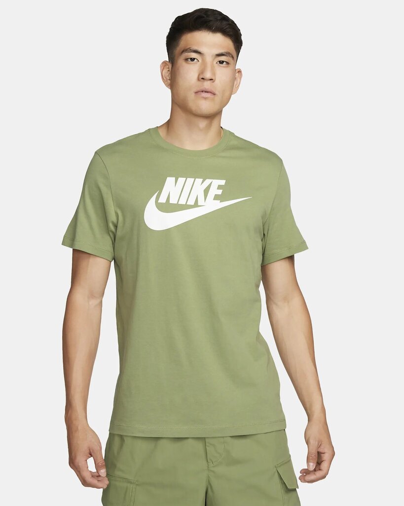 Nike meeste T-särk AR5004*334, roheline/valge 195871844232 hind ja info | Meeste T-särgid | kaup24.ee