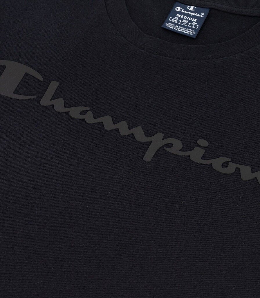 M*Champion meeste T-särk 218284*KK002, must 8054112580464 hind ja info | Meeste T-särgid | kaup24.ee