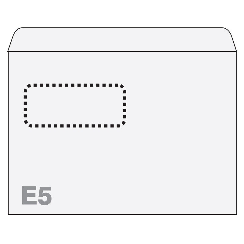 Ümbrikud Postfix, E5 karbiga (30x90mm), 156 x 220 mm, 1000 tk, pakis 2 tk цена и информация | Ümbrikud, postkaardid | kaup24.ee