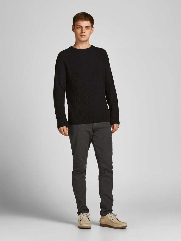 JACK & JONES MEESTE DŽEMPER 12220815*02, must 5715312965422 цена и информация | Meeste kampsunid | kaup24.ee