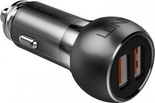 Car charger LDNIO C503Q, 2x USB, QC 3.0, 36W (black) hind ja info | Mobiiltelefonide laadijad | kaup24.ee