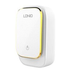 Wall charger with night light function LDNIO A4405, 3x USB, 22W (white) hind ja info | Mobiiltelefonide laadijad | kaup24.ee