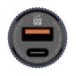 Car charger LDNIO C510Q, USB + USB-C, PD + QC 3.0, 36W (black) цена и информация | Mobiiltelefonide laadijad | kaup24.ee
