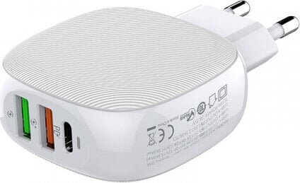 Ldnio Wall charger A3510Q, 2x USB + USB-C, PD + QC 3.0, 32W (white) hind ja info | Mobiiltelefonide laadijad | kaup24.ee