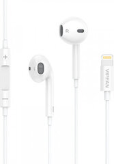 Vipfan M09 wired in-ear headphones (white) цена и информация | Наушники | kaup24.ee