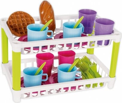 Nuku nõud Woopie Kitchen Accessories Set Dryer Drainer for Dishes Kettle, 38 tk hind ja info | Tüdrukute mänguasjad | kaup24.ee