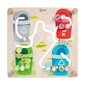 Puslemäng Classical World 2in1 Jäätmete sorteerimissorteerija Linn hind ja info | Imikute mänguasjad | kaup24.ee