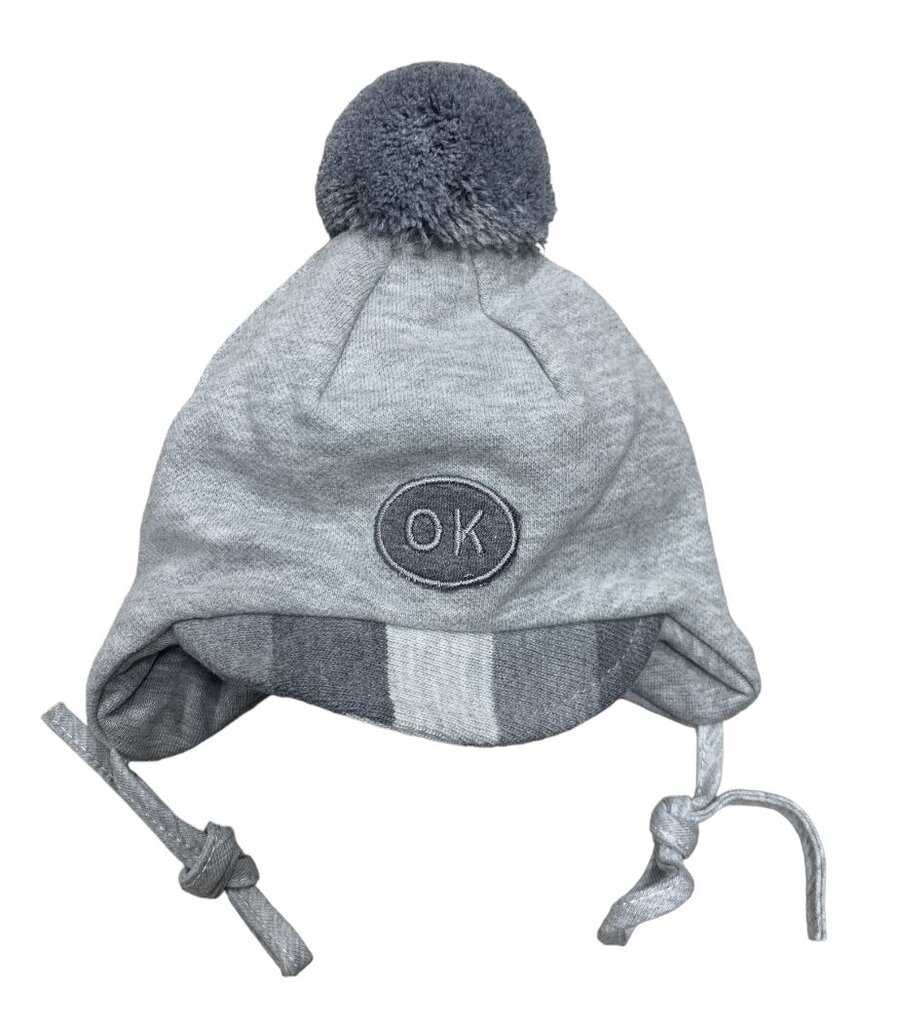 Laste talvemüts Krochetta KOD-468, Grey hind ja info | Imikute mütsid, sallid, kindad | kaup24.ee