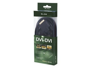 Blow DVI-DVI, 3 м цена и информация | Кабели и провода | kaup24.ee