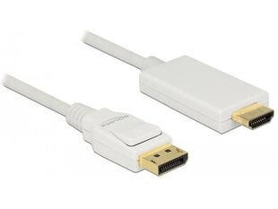 Delock 83817, DP/HDMI, 1 м цена и информация | Кабели и провода | kaup24.ee