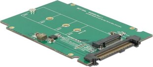Delock 62710 muundur 2.5" U.2 SFF-8639 > M.2 NVMe Key M цена и информация | Адаптеры и USB-hub | kaup24.ee