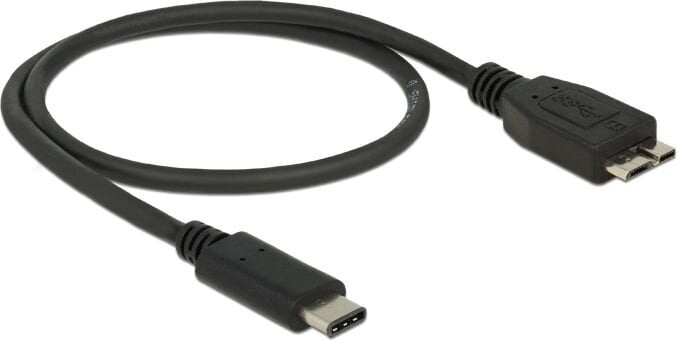 Delock USB Type-C(M)-USB Micro BM 3.1, 50cm hind ja info | Kaablid ja juhtmed | kaup24.ee