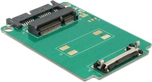 Delock 62520 18." преобразователь Micro SATA 16 контактов > mSATA цена и информация | Кабели и провода | kaup24.ee