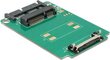 Delock 62520 18-tolline muundur Micro Sata 16 Pin > mSata цена и информация | Kaablid ja juhtmed | kaup24.ee